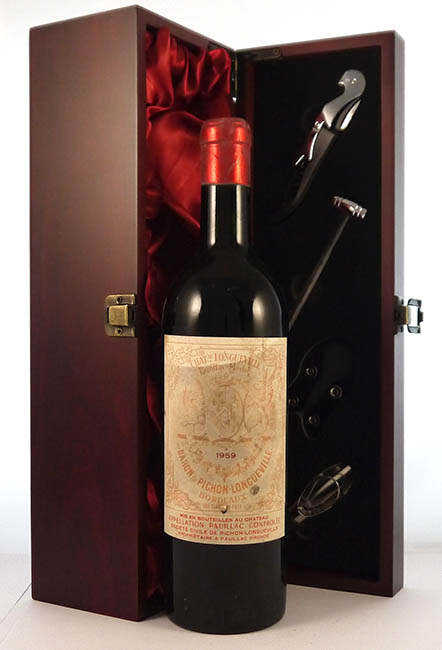 1959 Chateau Pichon Longueville Baron 1959 2eme Grand Cru Classe Pauillac (Red wine)