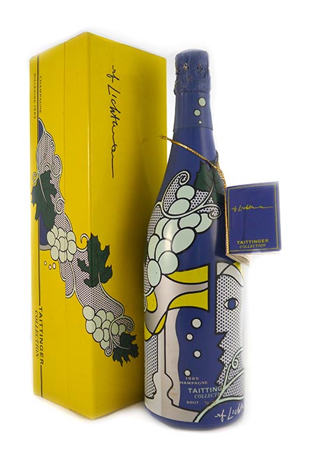 1985 Taittinger Collection 1985 Vintage Champagne Roy Lichtenstein Original Box
