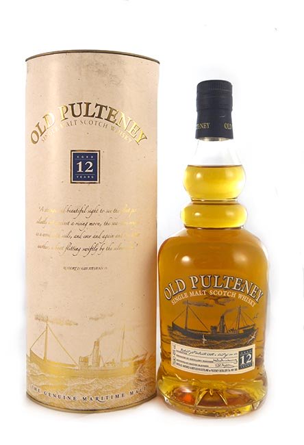 Old Pulteney 12 year old Scotch Whisky (Discontinued bottling) (Original box)