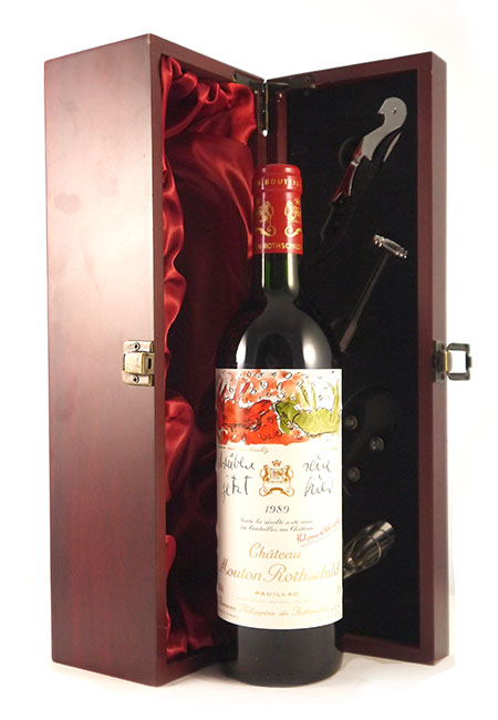 1989 Chateau Mouton Rothschild 1989 1er Cru Grand Classe Paulliac (Red wine)