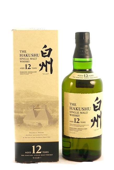 The Hakushu Japanese 12 year Old Single Malt Whisky Japanese Home Market Version (Original Box)