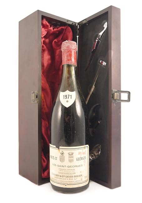 1971 Nuits Saint Georges 'Les Saint Georges'  1971 Liger Belair (Red wine)