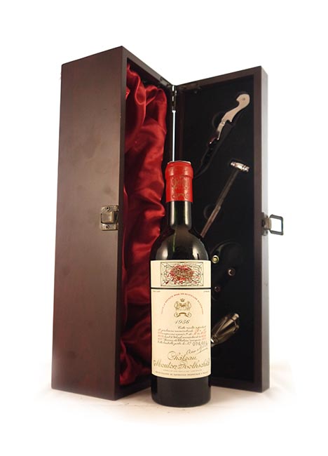 1956 Chateau Mouton Rothschild 1956 1er Cru Grand Classe Pauillac (1/2 bottle) (Red wine)