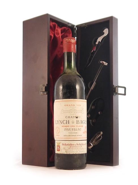 1969 Chateau Lynch Bages 1969 Grand Cru Classe St Julien (Red wine)