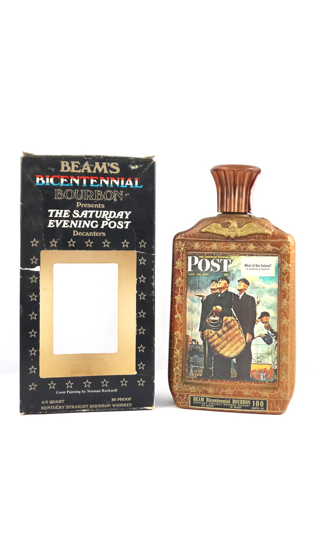 1976 Beam's Bicentennial Bourbon 1976 Limited Edition Series, The Saturday Evening Post,