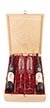 1955 Taylor Fladgate 70 years of Port (35cl) with two Taylors Port glasses.