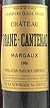 1990 Chateau Brane Cantenac 1990 2eme Grand Cru Classe Margaux