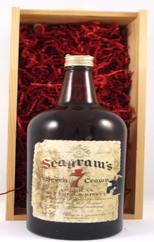 1970's Seagram's 7 Crown Whisky 1970s (175cl)