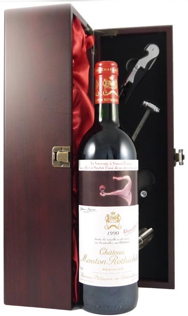 1990 Chateau Mouton Rothschild 1990 1er Cru Grand Classe Pauillac (Red wine)