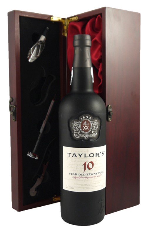 2016 Taylor Fladgate 10 year old Tawny Port (75cls) in Silk Lined wooden gift box