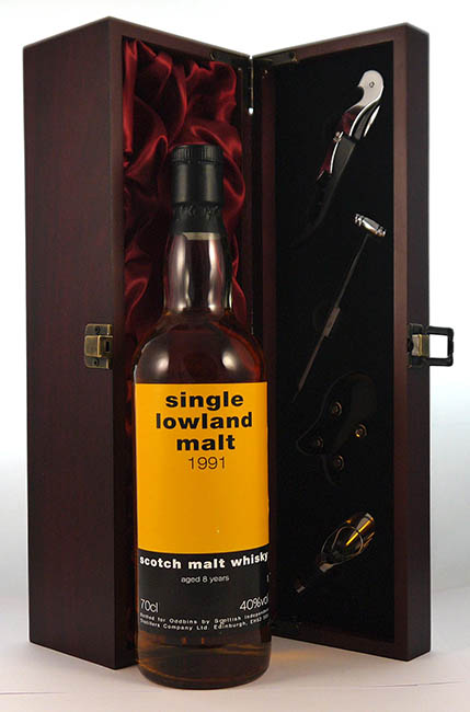 1991 Single Lowland 8 year Old Malt Scotch Whisky 1991 Original Box