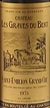 1975 Chateau Les Graves Du Bert 1975 Saint Emilion Grand Cru (Red wine)