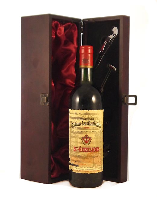 1974 Chateau Canon La Gaffeliere 1974 St Emilion Grand Cru Casse (Red wine)