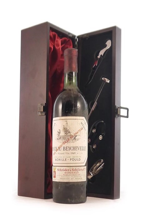 1969 Chateau Beychevelle 1969 St Julien Grand Cru Classe (Red wine)