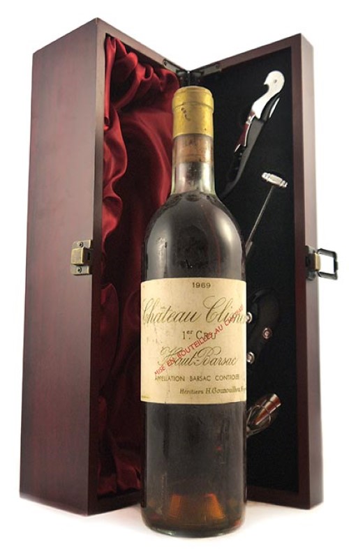 1969 Chateau Climens 1969 1er Cru Classe Sauternes (Dessert wine)