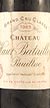 1965 Chateau Haut Batailley 1965 Grand Cru Classe Pauillac (Red wine)