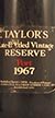1967 Taylors Late Bottled Vintage Port 1967