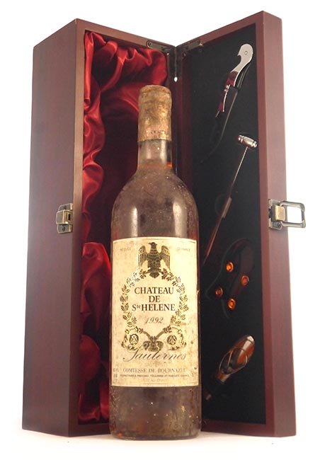 1992 Chateau De Ste Helene 1992 Sauternes (Dessert wine)