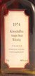 1974 Knockdhu 19 year old Malt Scotch Whisky 1974 (Decanted Selection) 20cls