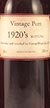 1920's Vintage Port 1920's bottling (Decanted Selection) 20cls