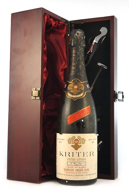 1975 Kriter Extra Leger Blanc de Blancs Brut De Brut Sparkling Wine 1975