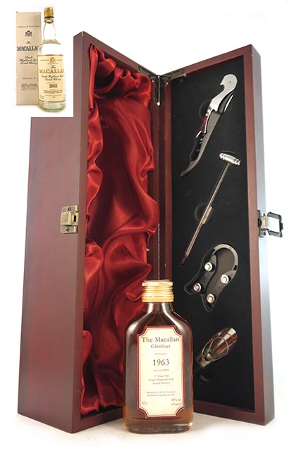 1963 Macallan Glenlivet 17 Year Old Single Malt Scotch Whisky 1963 Distillery Bottling (Decanted Selection) 10cls