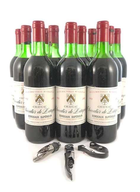 1982 Chateau Chevalier de Larquey 1982 Bordeaux Superieur (Red wine) (12 bottle case)