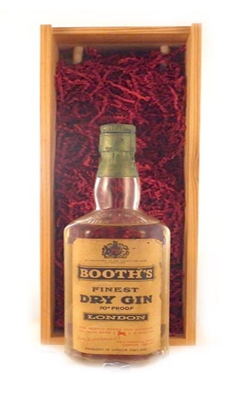 1960 Booths Finest Dry London Gin 1960