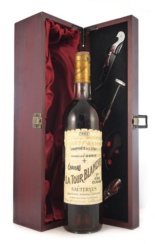 1962 Chateau La Tour Blanche 1962 Sauternes 1er Cru Classe (Dessert wine)