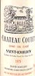 1975 Chateau Coutet 1975 Saint Emilion Grand Cru Classe (Red wine)