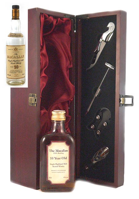 1990's Macallan 10 Year Old Single Highland Malt Whisky 1990's Bottling  (Decanted Selection) 20cls