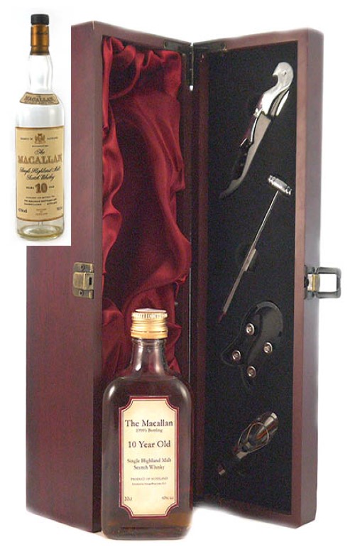 1990's Macallan 10 Year Old Single Highland Malt Whisky 1990's Bottling  (Decanted Selection) 20cls