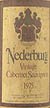 1975 Nederburg Cabernet Sauvignon 1975 South Africa (Red wine)