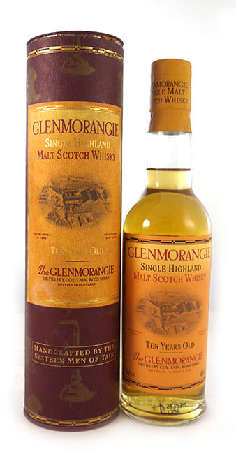 1990's Glenmorangie Highland Single Malt Scotch Whisky Distillery Bottling (1/2 Bottle - Original box) 1990's Botting 