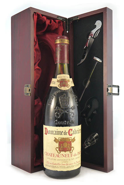 1976 Chateauneuf du Pape 1976 Domaine de Cabrieres (Red wine)