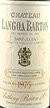 1975 Chateau Langoa Barton 1975 Grand Cru Classe  St Julien (Red wine)