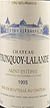 1995 Chateau Tronquoy Lalande 1995 Saint-Estephe (Red wine)