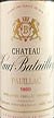 1989 Chateau Batailley 1989 Pauillac Grand Cru Classe (Red wine)