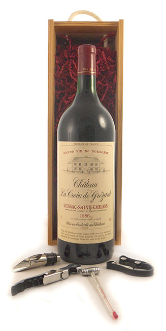 1986 Chateau la Croix de Grezard 1986 Saint Emilion (Red wine) MAGNUM