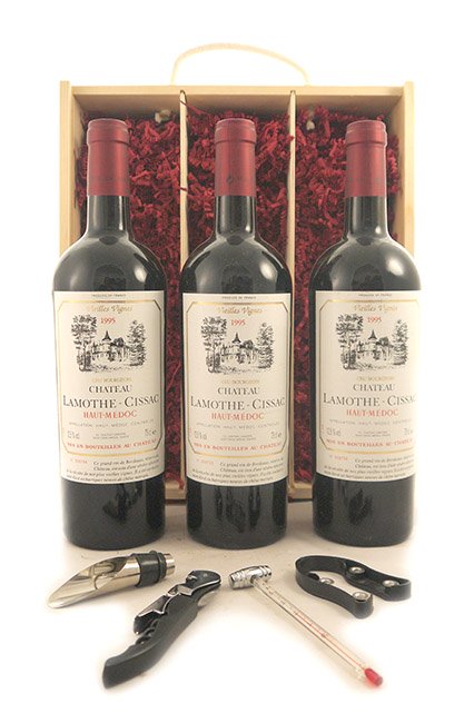 1995 Chateau Lamothe Cissac Vieilles Vignes 1995 Haut Medoc Cru Bourgeois (Red wine) (Triple Pack)