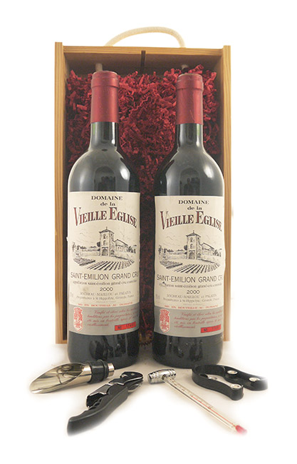 2000 Domaine de la Viellle Eglise 2000 Saint Emilion Grand Cru (Red wine) (Twin Pack)