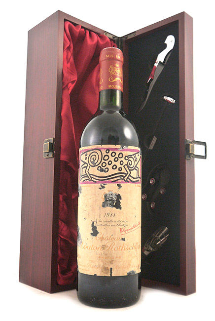 1988 Chateau Mouton Rothschild 1988 1er Cru Grand Classe Paulliac (Red wine)