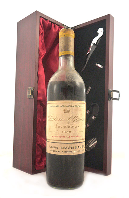 1958 Chateau d' Yquem 1958 Sauternes (Dessert wine)