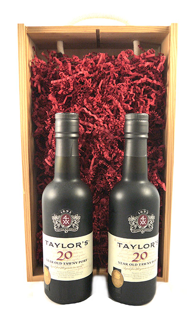 1985 Taylor Fladgate 40 year old gift pack 1985 (2 X 37.5cl 20 year old bottles)
