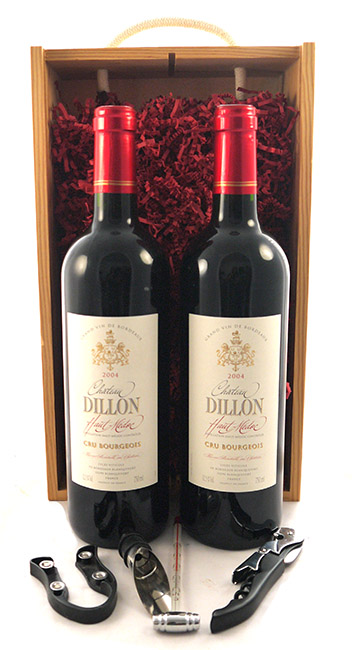 2004 Chateau Dillon 2004 Haut Medoc Cru Bourgeois (Red wine) (Twin Pack)