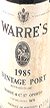 1985 Warre's Vintage Port 1985 1/2 bottle