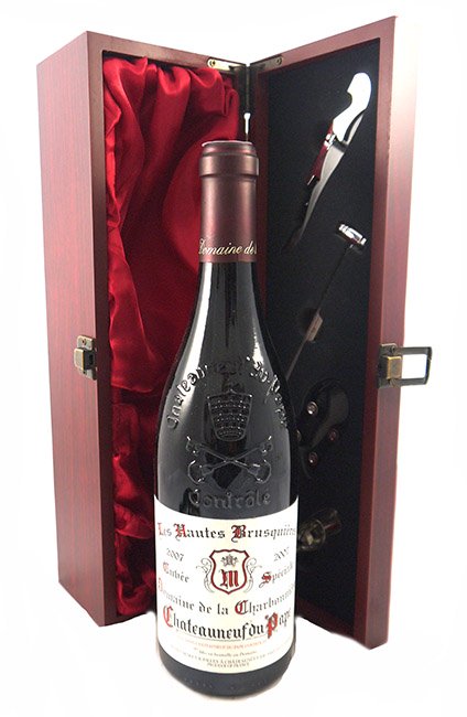 2007 Chateauneuf du Pape les Hautes Brusquieres Cuvee Speciale 2007 Domaine de la Charbonniere (Red wine)