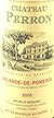 2005 Chateau Perron 2005 Pomerol Red wine)