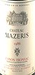 1986 Chateau Mazeris 1986 Bordeaux (Red wine) MAGNUM