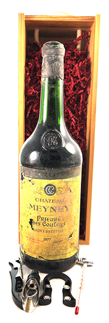 1977 Chateau Meyney Prieure Des Couleys 1977 St Estephe Cru Bourgeois MAGNUM